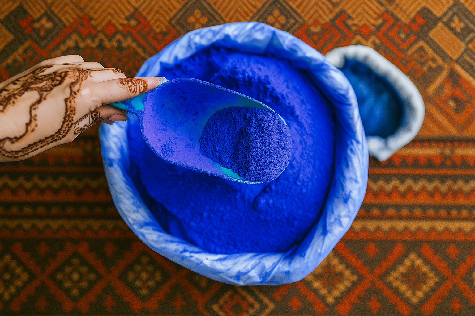 Blue Nila powder promotion